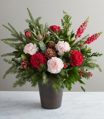 Цветочные композиции на Новый год 2026: Тренды и идеи