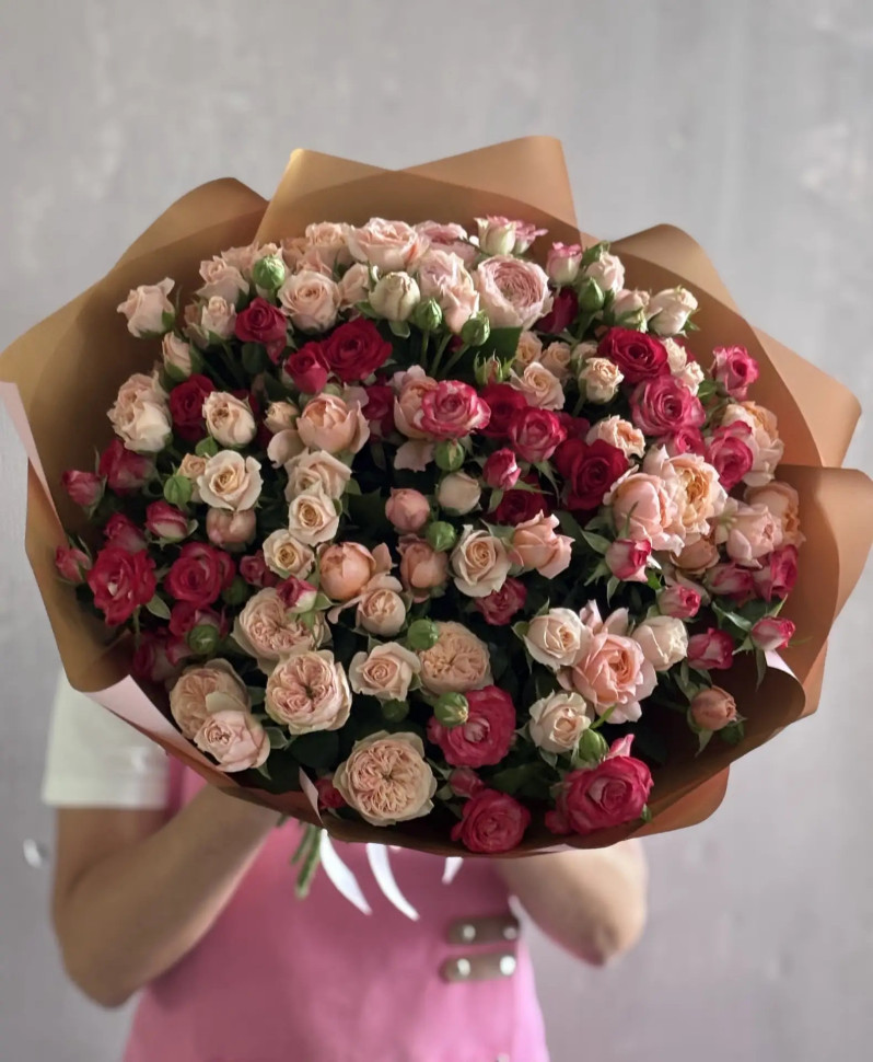 25 кустовых роз