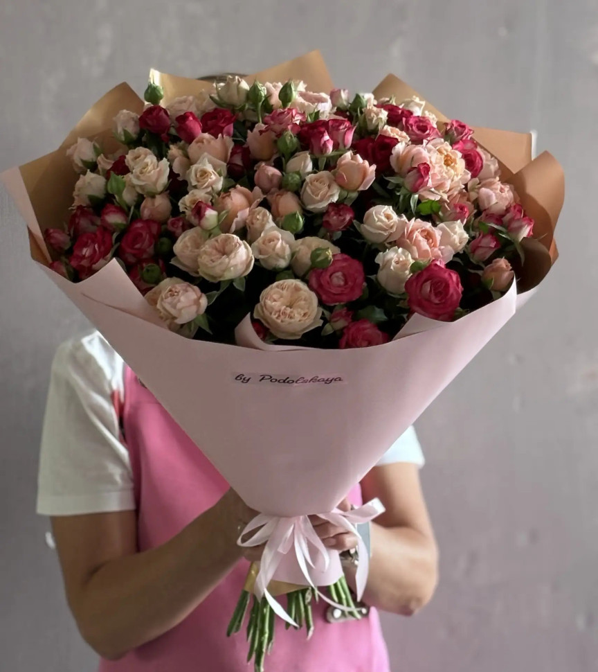 25 кустовых роз
