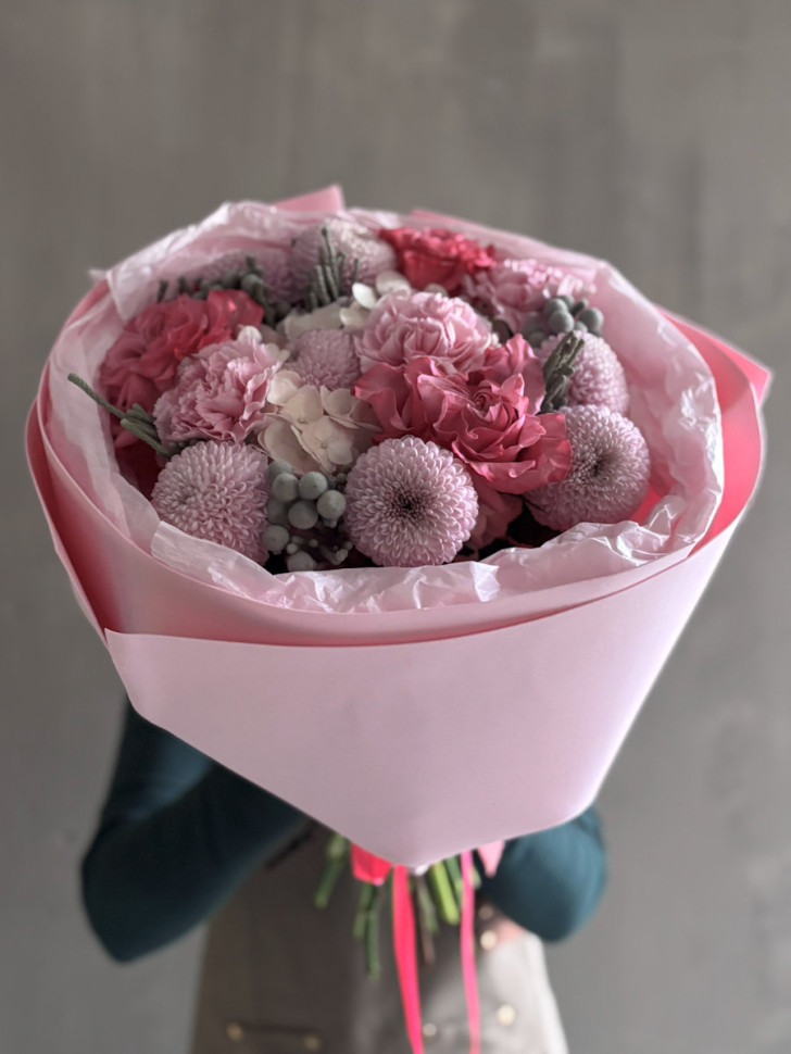 Букет «Розовый бархат»