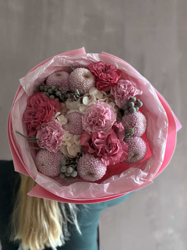 Букет «Розовый бархат»