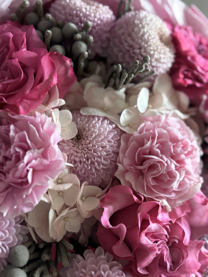 Букет «Розовый бархат»