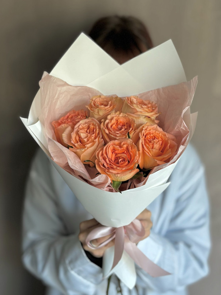 Букет «Персиковый шарм»