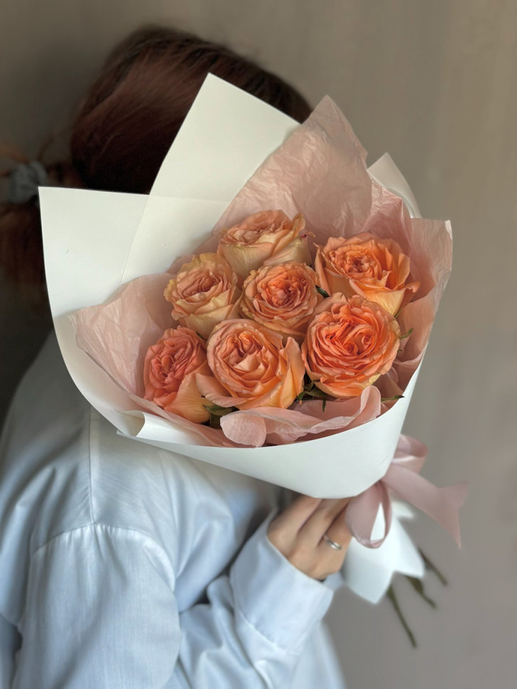 Букет «Персиковый шарм»