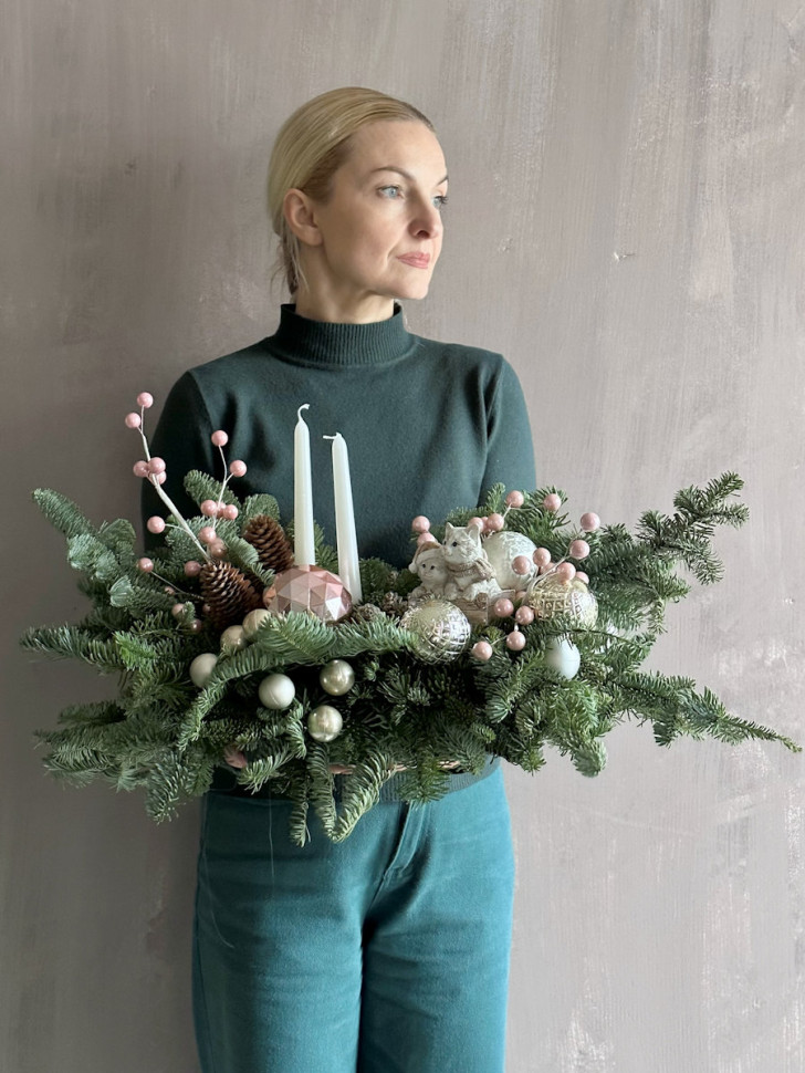 Композиция «Котики зимой»