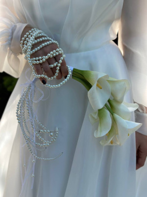 Трендовый букет невесты из калл