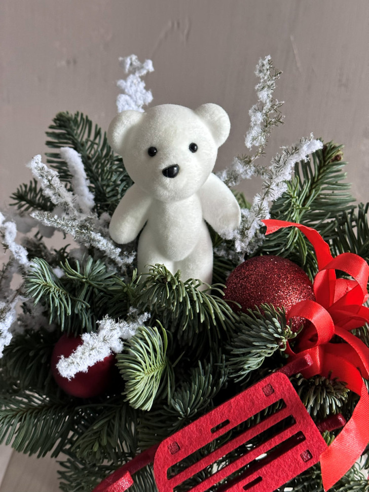 Новогодняя композиция в кружке