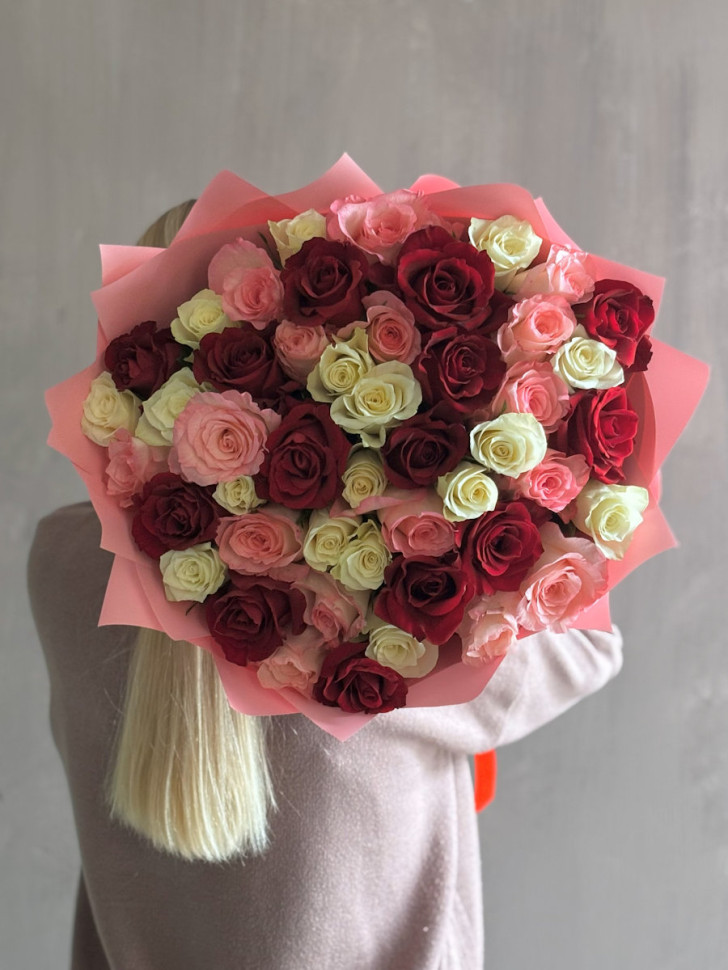 Букет из 51 розы Кения