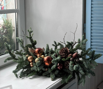 Композиция настольная из нобилиса