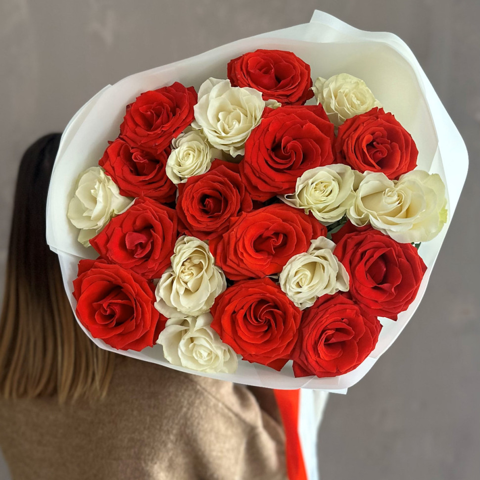 Букет из 21 розы Эквадор