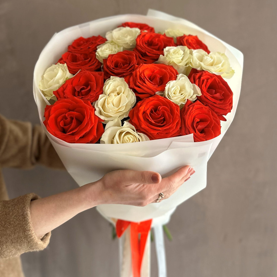 Букет из 21 розы Эквадор