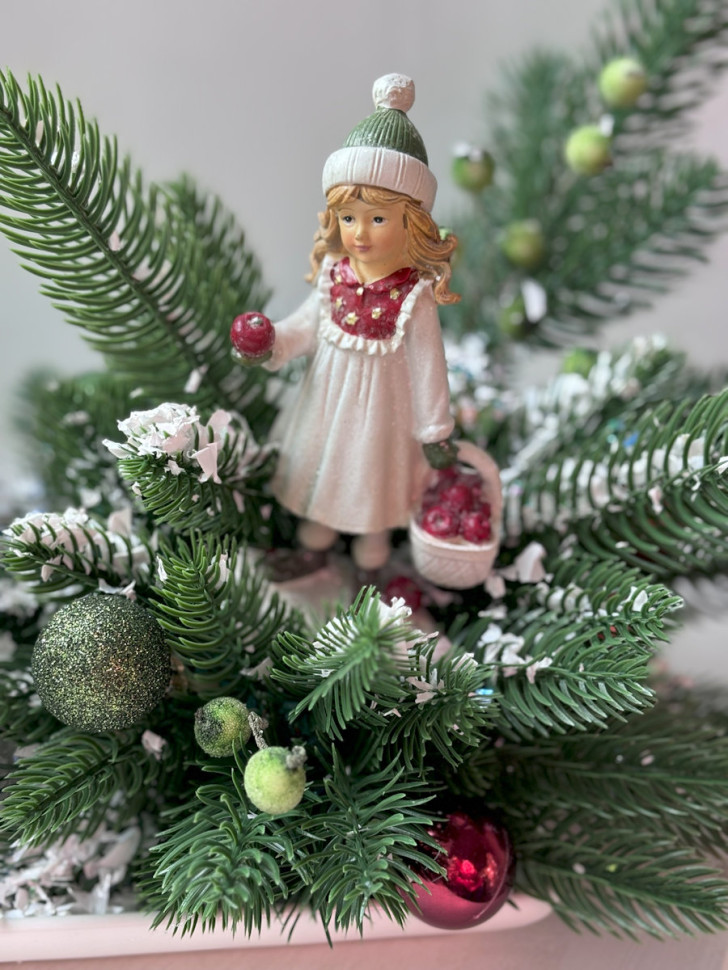 Композиция интерьерная из премиальной хвои 