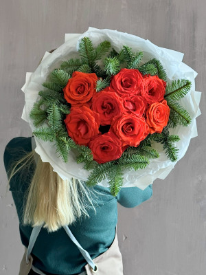 Букет «Алое сияние с нобилисом»