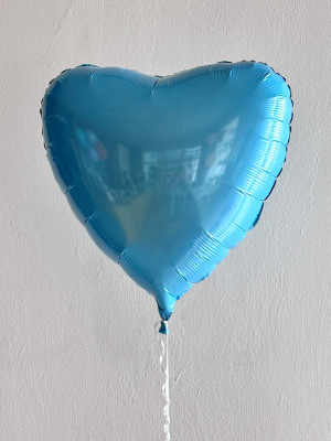 Шар сердце фольга 