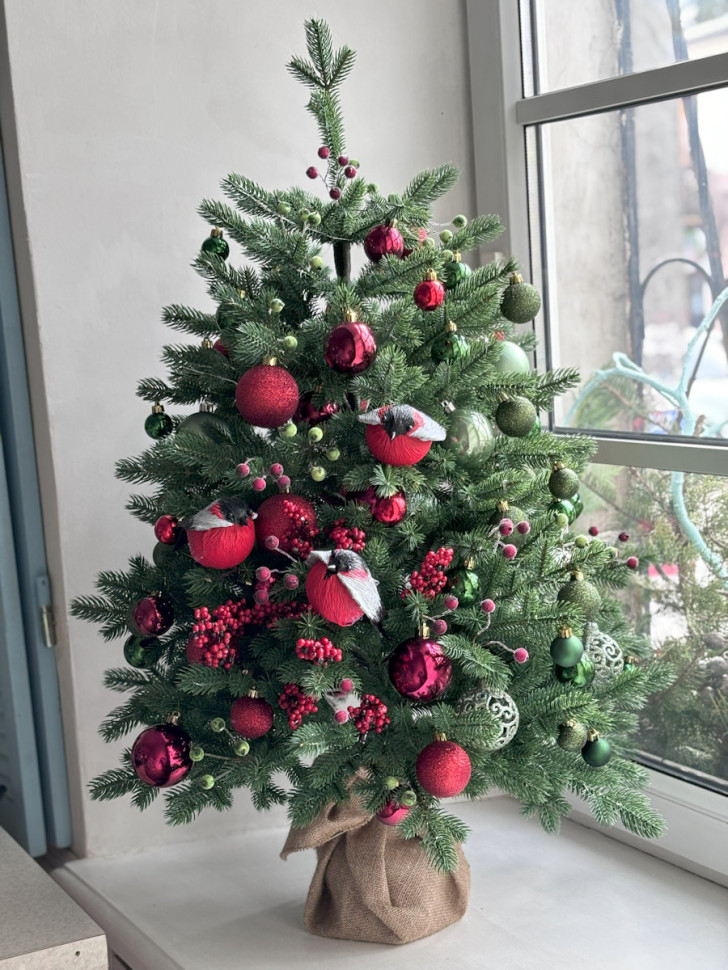 Елка искусственная настольная 90 см