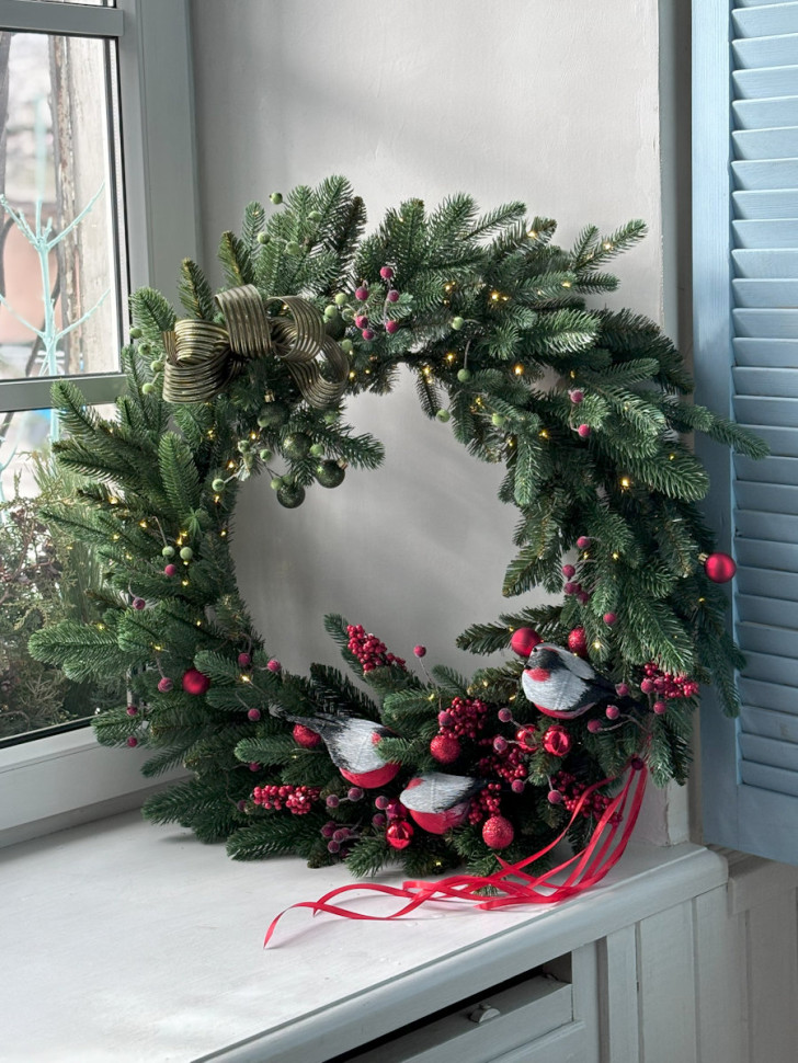 Венок Рождественский искусственный