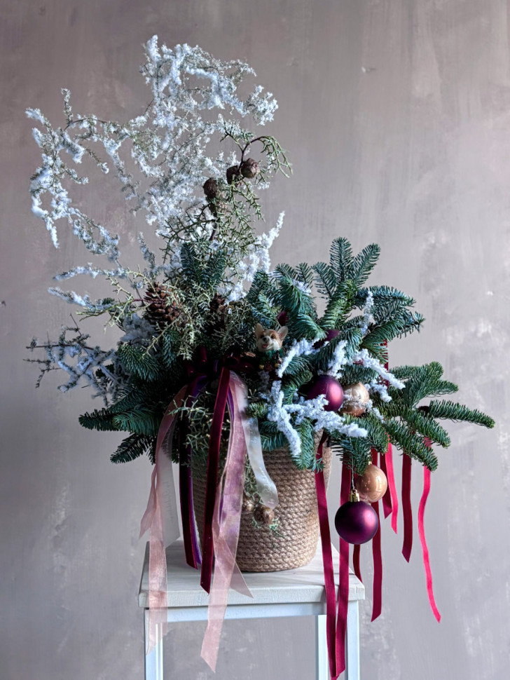 Композиция «Корги в лесу»