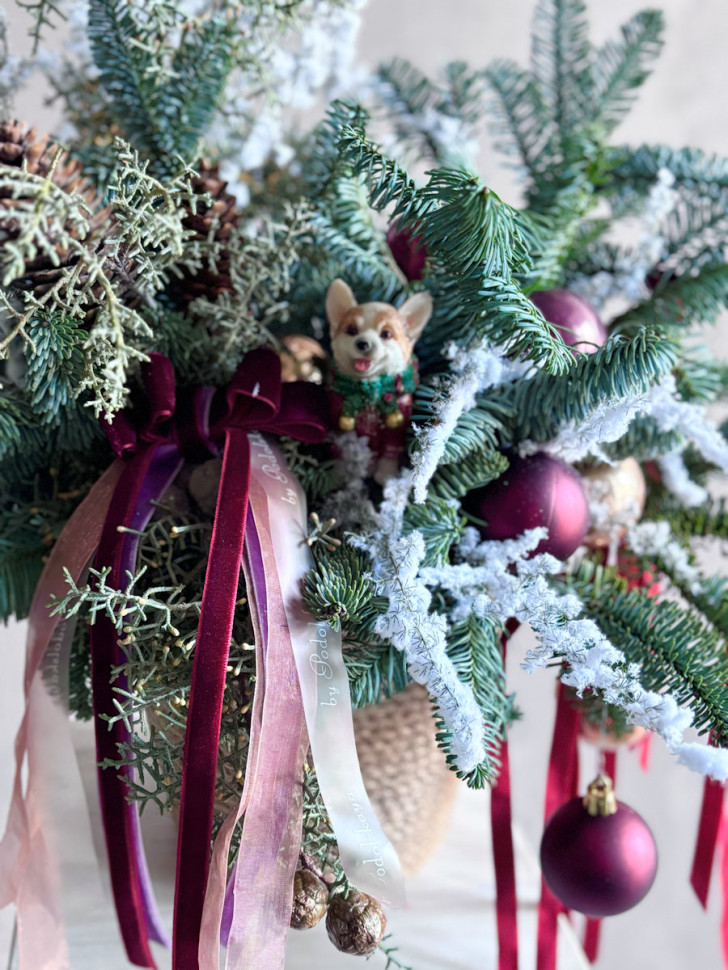 Композиция «Корги в лесу»