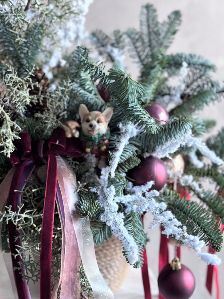 Композиция «Корги в лесу»