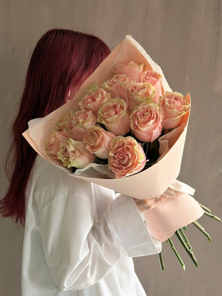 Букет «Персиковая нежность»