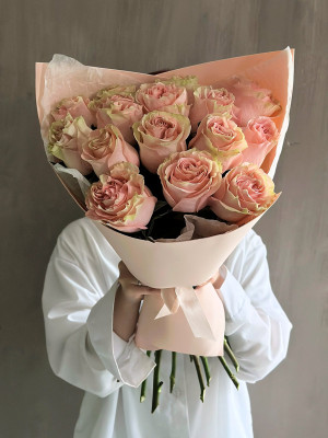 Букет «Персиковая нежность»