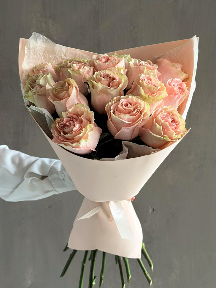Букет «Персиковая нежность»