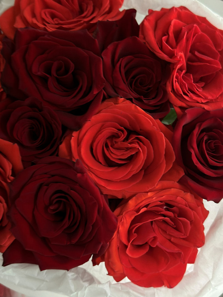 Букет «Огненное сердце»