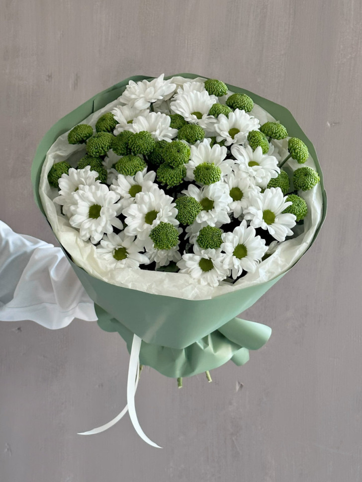 9 кустовых хризантем