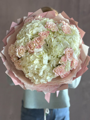 Букет «Мороженное с кусочками клубники»