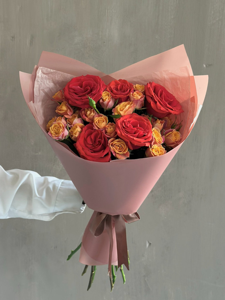 Букет «Алая страсть»