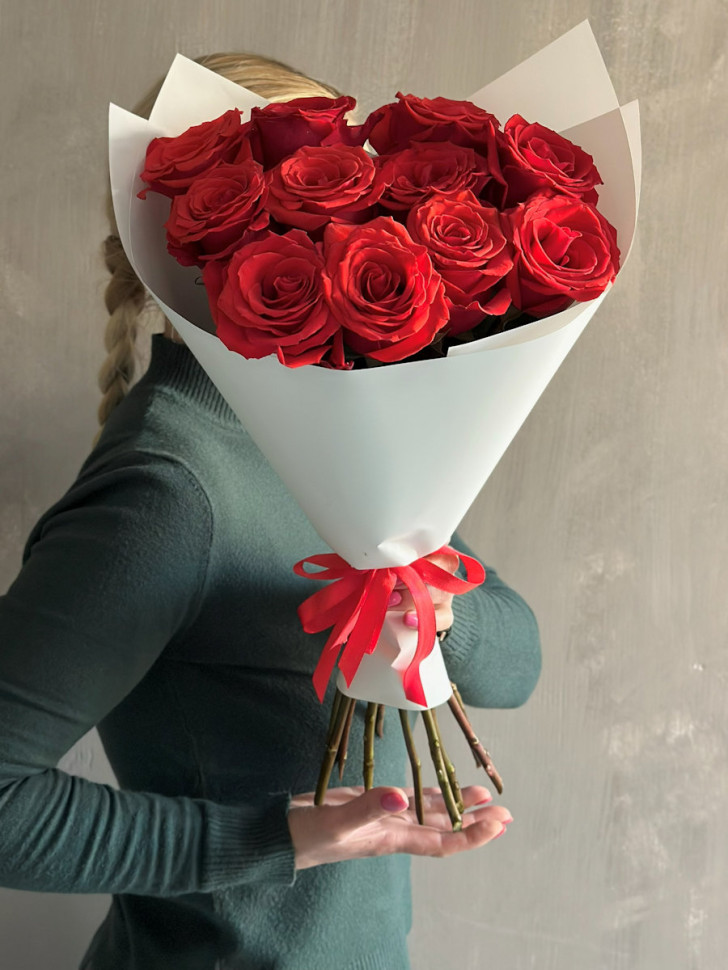11 одноголовых роз Нина