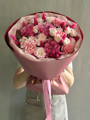 Букет «Розовый бриз»