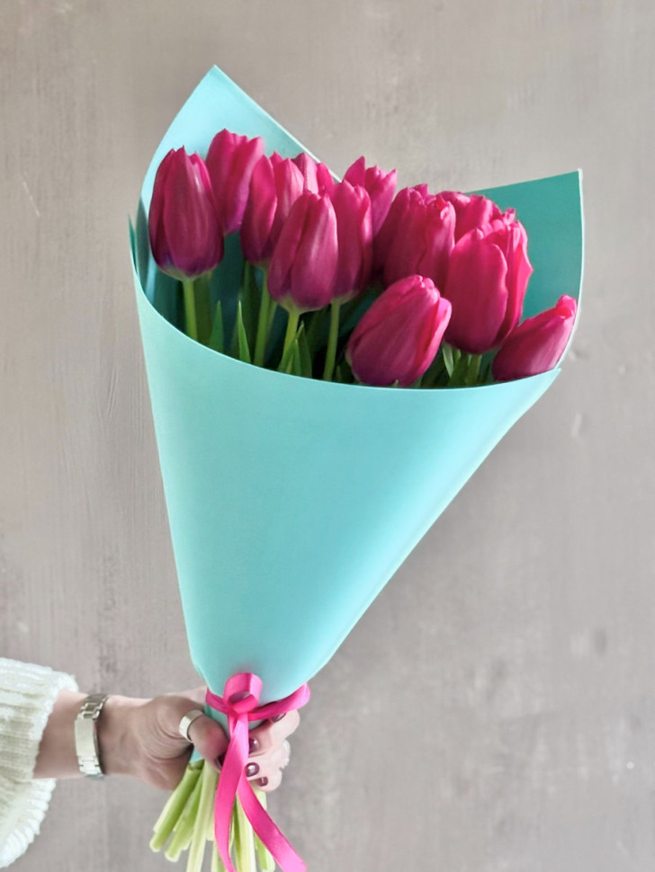 Тюльпаны красные (15 шт.)