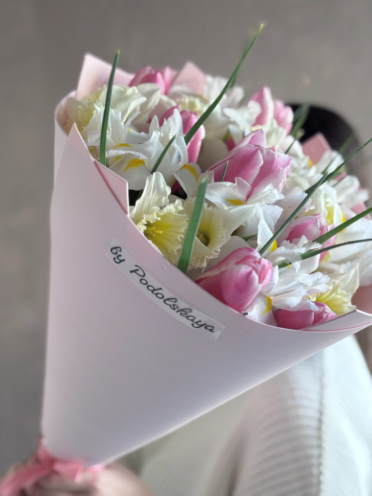 Букет «Лёгкий вздох тюльпанов»