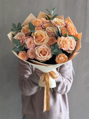 Букет «Лёгкий румянец»