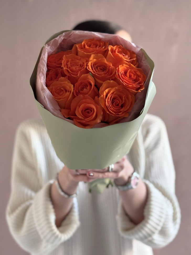 Роза Кения 11 шт (40см)