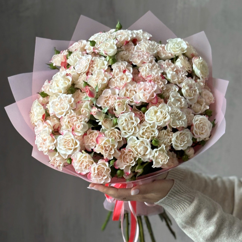 Букет из 15 кустовых роз Рефлекс 