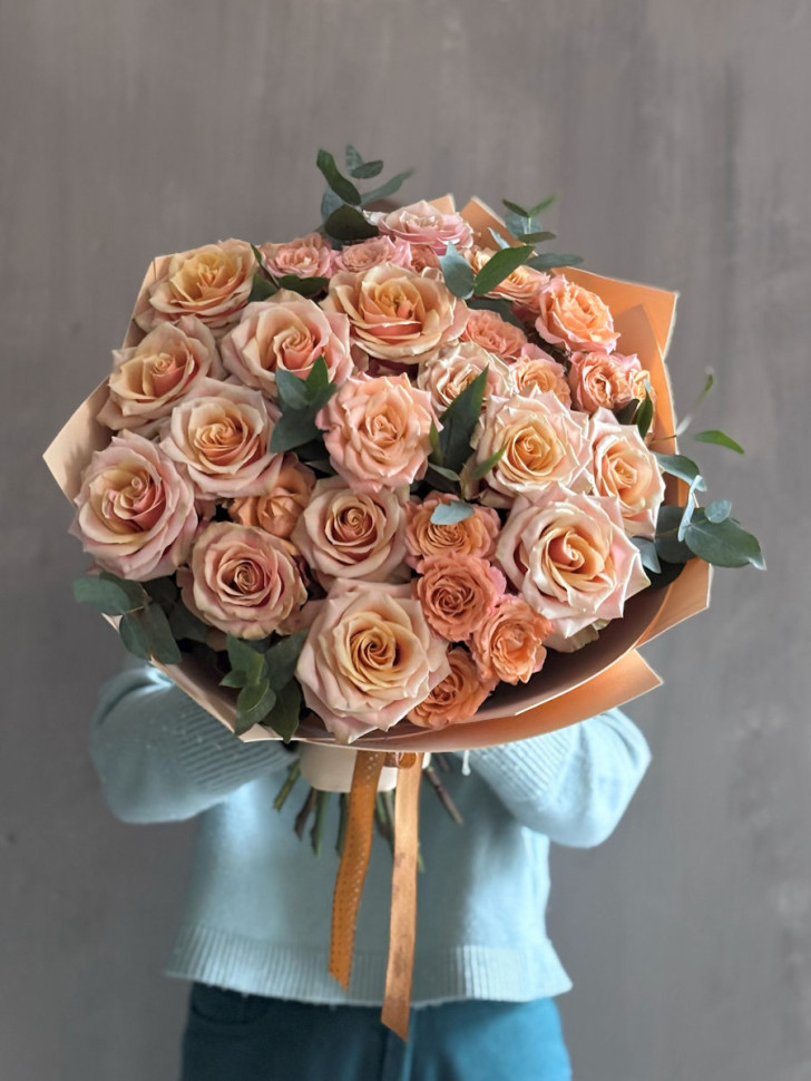 Букет «Персиковый бриз»