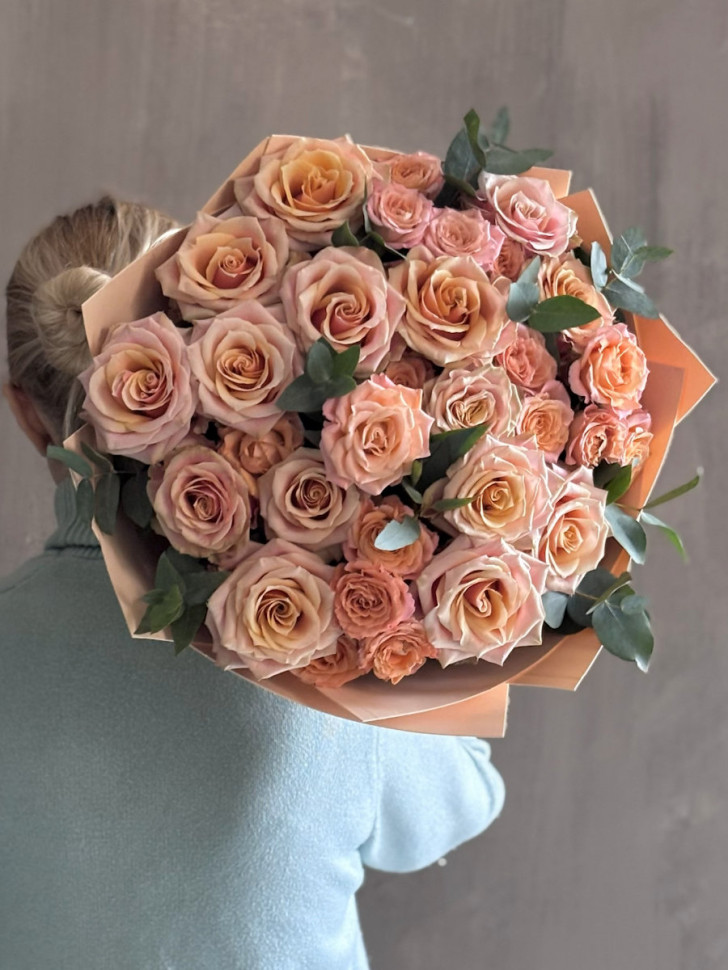 Букет «Персиковый бриз»