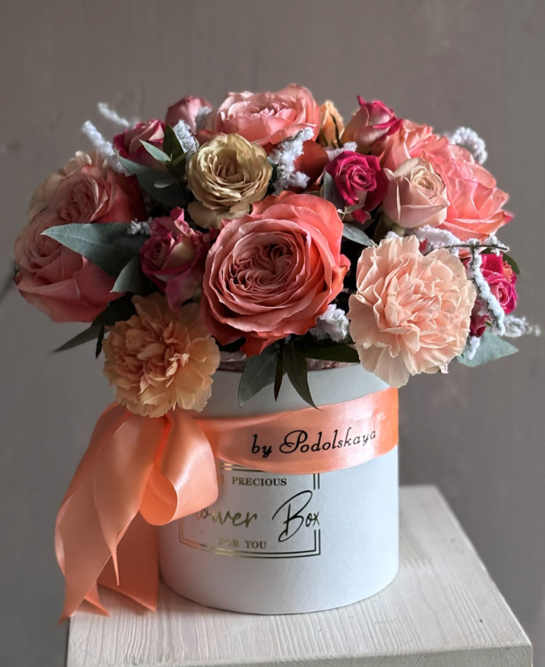 Композиция «Нежность в коробке»