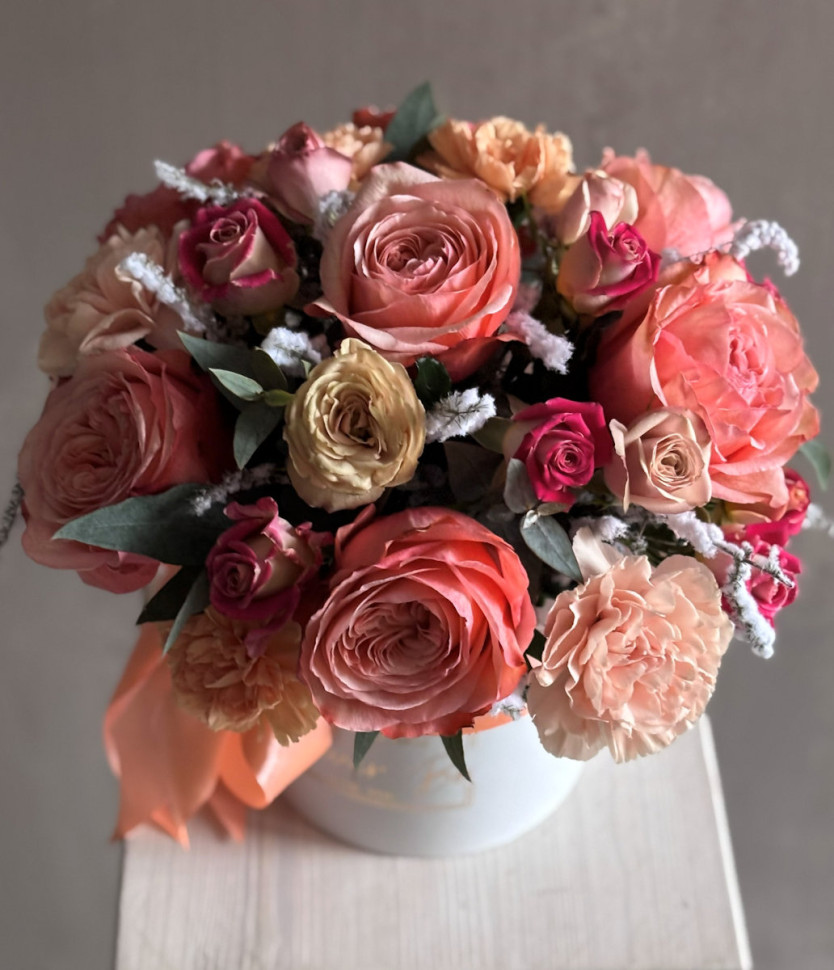 Композиция «Нежность в коробке»