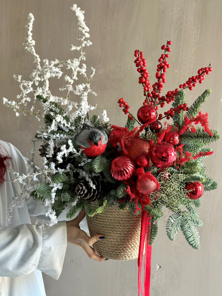 Композиция «Снегирь»