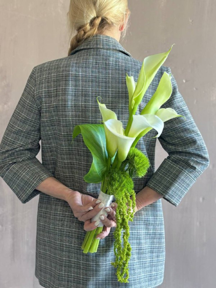 Свадебный букет с каллами