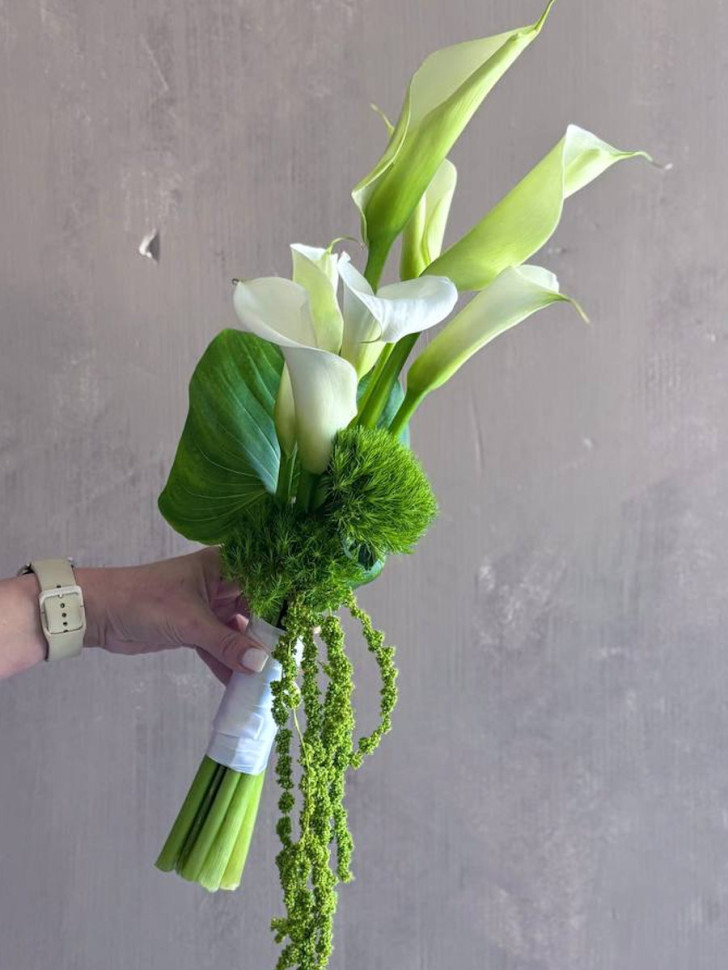 Свадебный букет с каллами