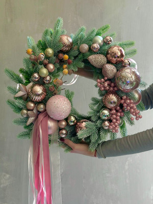 Венок «Зимняя феерия»