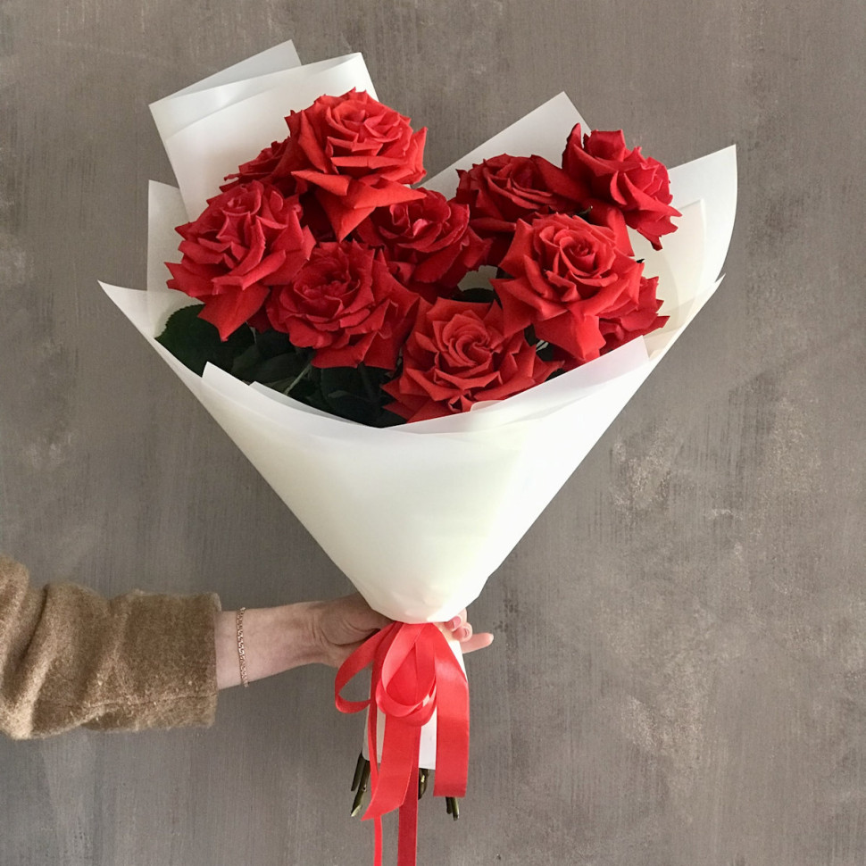 Букет из 11 французских роз