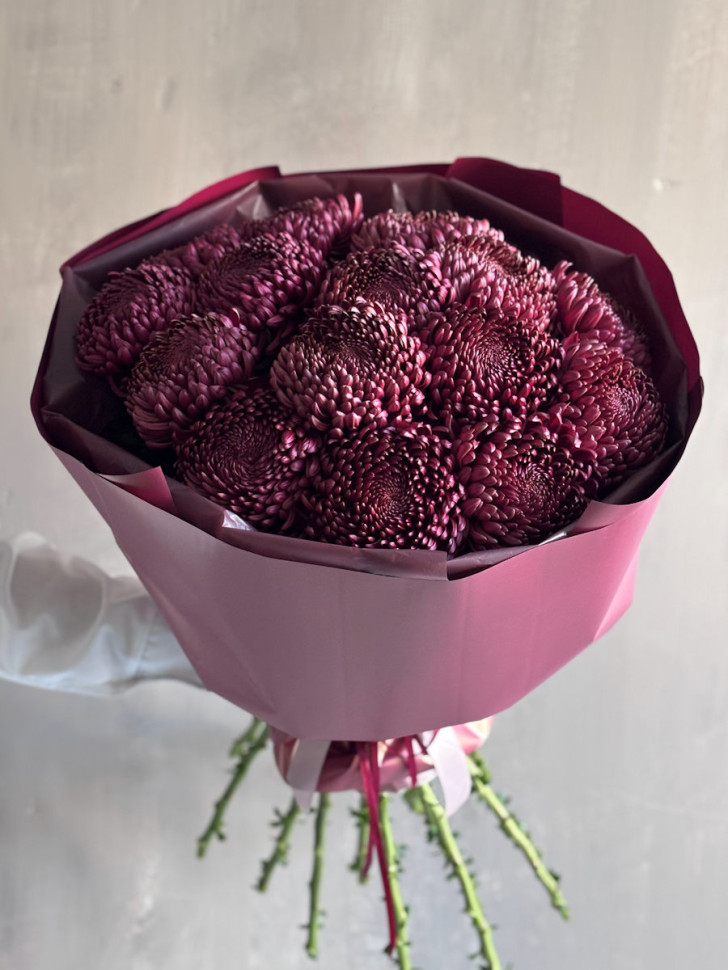 Букет «Бордовая симфония»