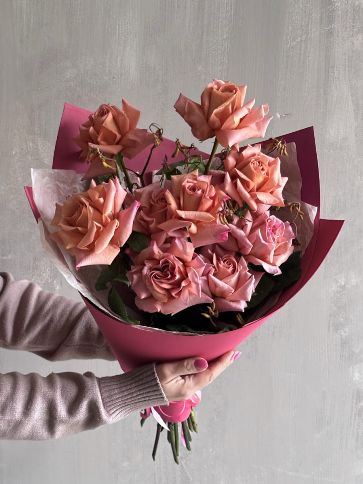 Букет из роз «Бариста»